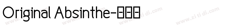 Original Absinthe字体转换